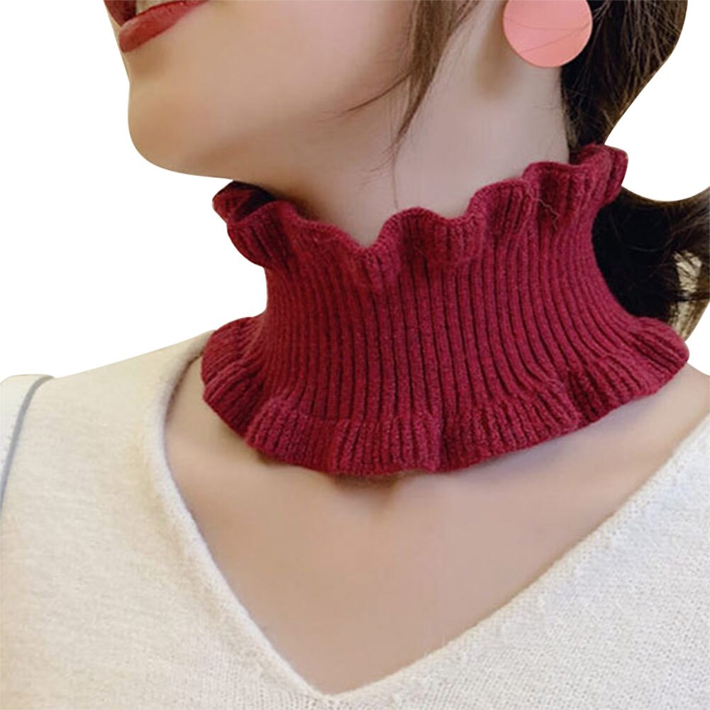 Dames gebreide sjaal lus effen kleur warme sjaals hoofdband decoratie haaraccessoires herfst winter elastische brede hoofddeksels