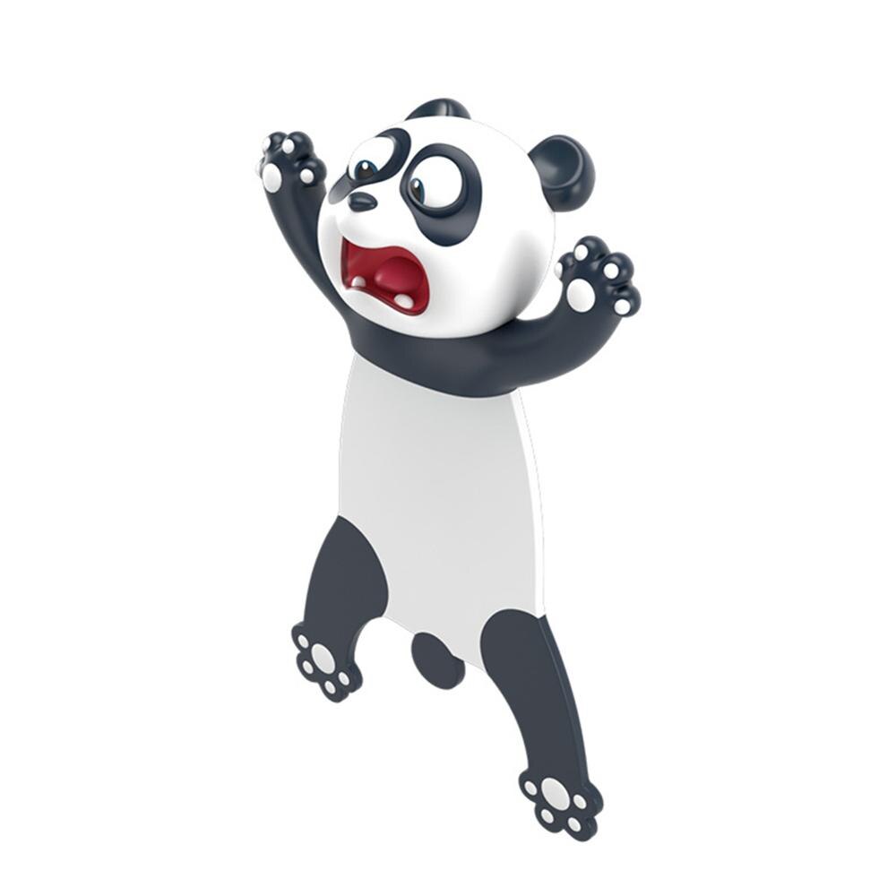 3D Animal Wacky Bookmarks Cute Book Marks Cartoon Bookmark for Kids Teens Boys Girls Help with Reading: panda