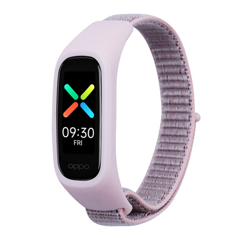 Correa de repuesto para pulsera de nailon Oppo band, correa para pulsera de reloj inteligente: Beige