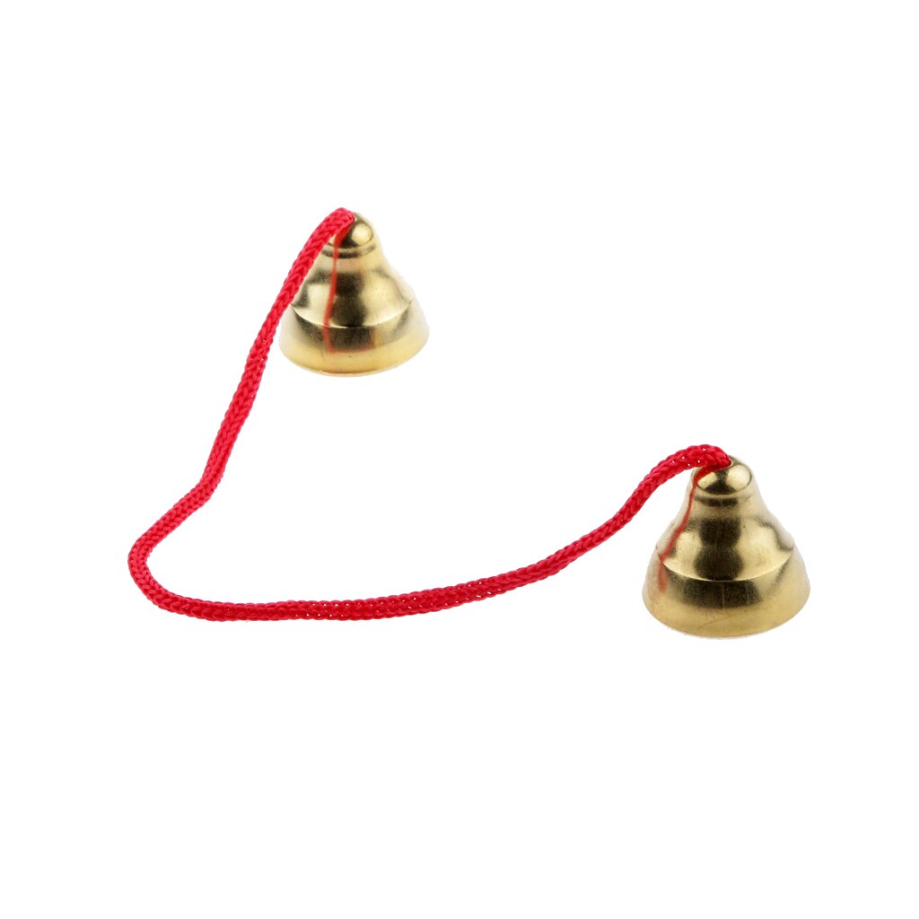 Instrumentos de percusión musicales hechos a mano pequeños de bronce para niños