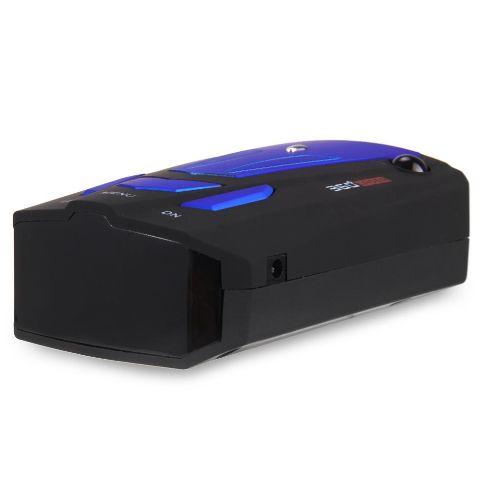 V7 Blauw/Rood Auto Radar Detector 360 Graden 16 Band Scannen LED Display Auto Detectoren Engels/Russisch Voice alert Waarschuwing