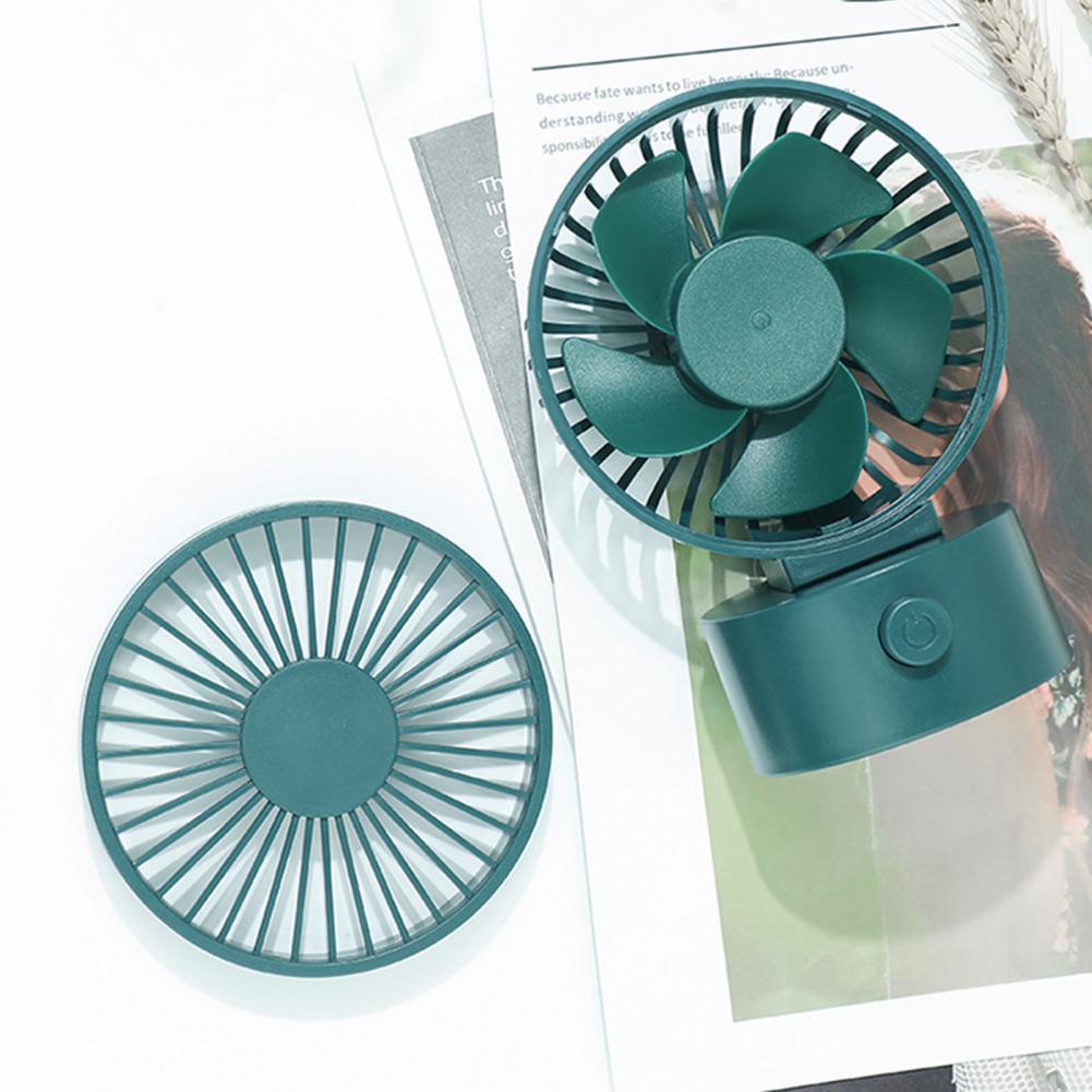 USB Desk Fan 3 Gears Strong Wind ABS Adjustable Table Fan for Office