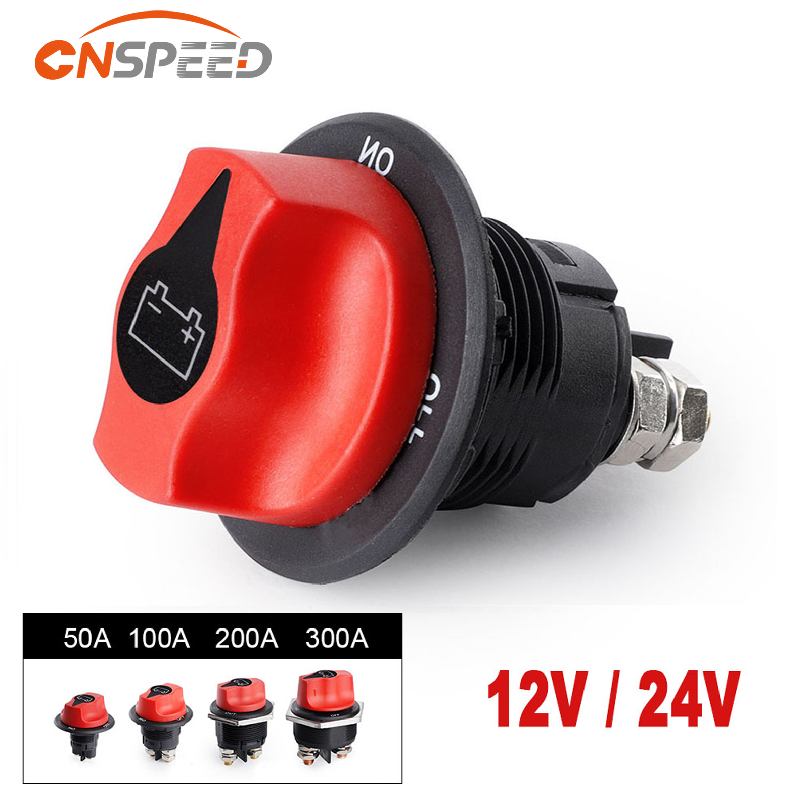 DC 32V interruptor de batería de coche seccionador aislador de potencia 50A 100A 200A 300A Kit de interruptor de rally de corte para coche motocicleta camión barco