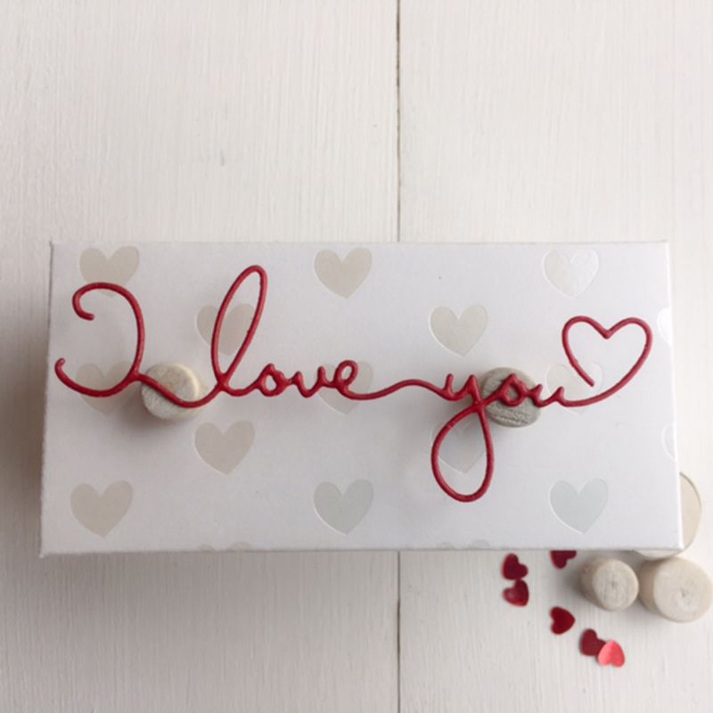 Happy Valentines Day Metal Cutting Die - Carbon Steel Stencil For Scrapbooking & Card Making - View #12