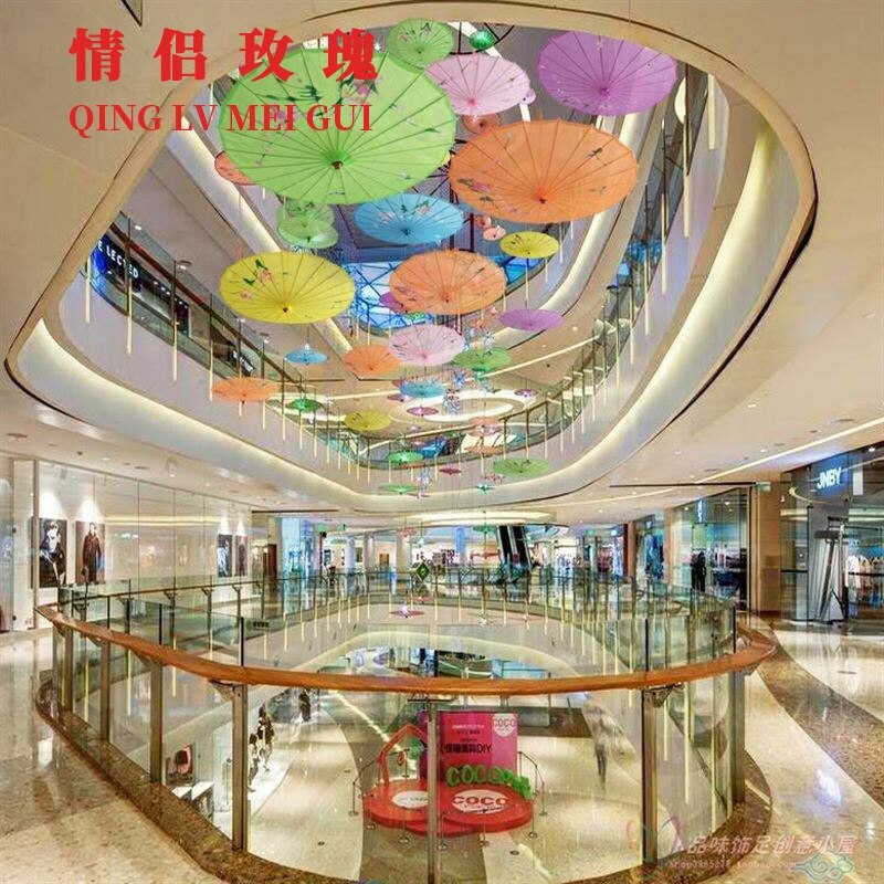 Décoration parapluie centre commercial boutique célébration décoratif suspendu pendentif maternelle couloir décoration suspendus D