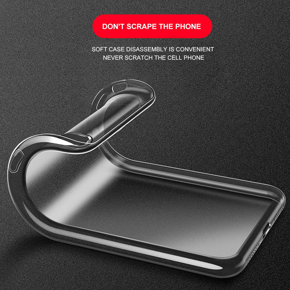Silikonfodral till iphone x, xs max , 8 , 7 6 6s, s plus , 5 se, transparent tpu-fodral till iphone 12, 11 pro max , 7, 8 plus mini