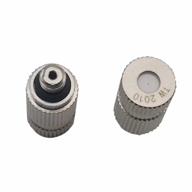 50pz di Alta Pressione 3/16 "Filettatura Maschio di Nebulizzazione Ugelli in Acciaio Inox anti Gocciolamento Nebulizzatori Appannamento Raffreddamento Umidificazione spruzzatore