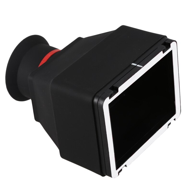 2X Lcd Zoeker 3.2 Inch 3X Loupe Vergrootglas Oogschelp Voor Universele 3.2 Inch Scherm Dslr Camera Rubber