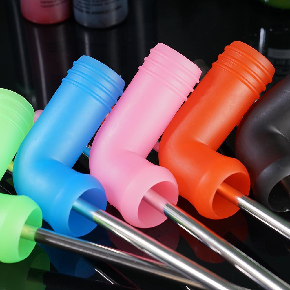 Öl snorkel halm öl bong tratt slammer festivaler party bar dricksverktyg dubbel öl snorkel dispenser