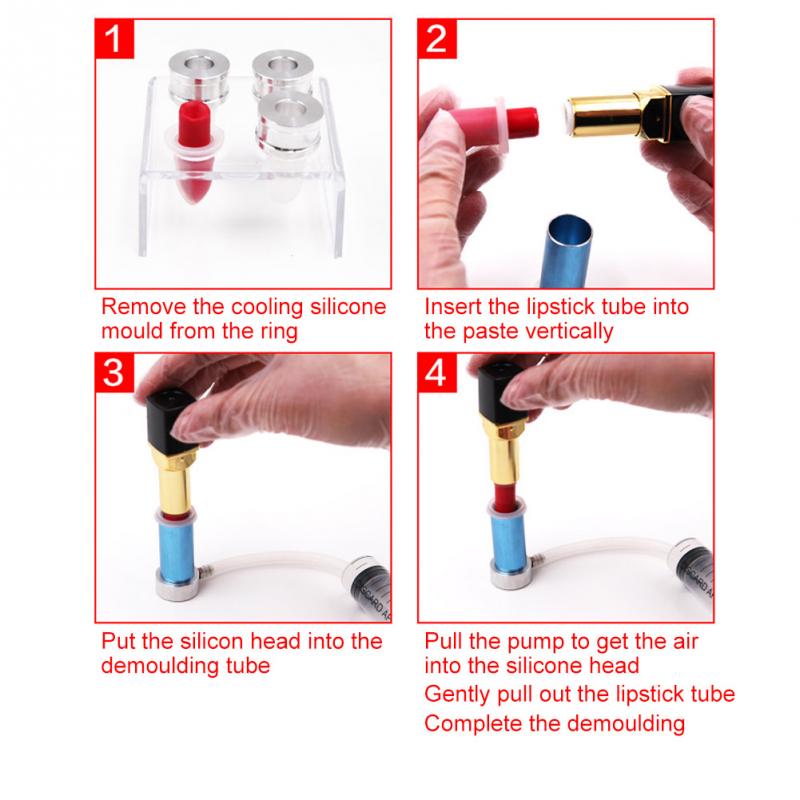 12.1 moules à rouge à lèvres en silicone faits maison, baume à lèvres, maquillage, cosmétique, outil de maquillage, kits de fabrication de bricolage, bouteille vide