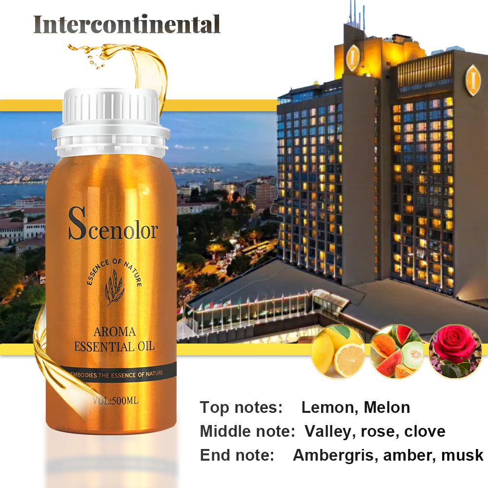 Difusor de fragrância para quarto de hotel, 500ml, para casa, ambientador, dispositivo de perfume, purificador de ar, umidificador, carro, óleo essencial
