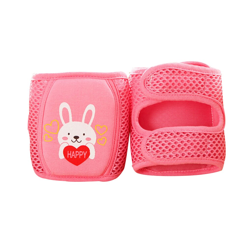 Kids Non Slip Kruipen Elleboog Zuigelingen Peuters Knee Pads Protector Veiligheid Mesh Kneepad Been Warmer Kinderen Kussen Legging: Pink