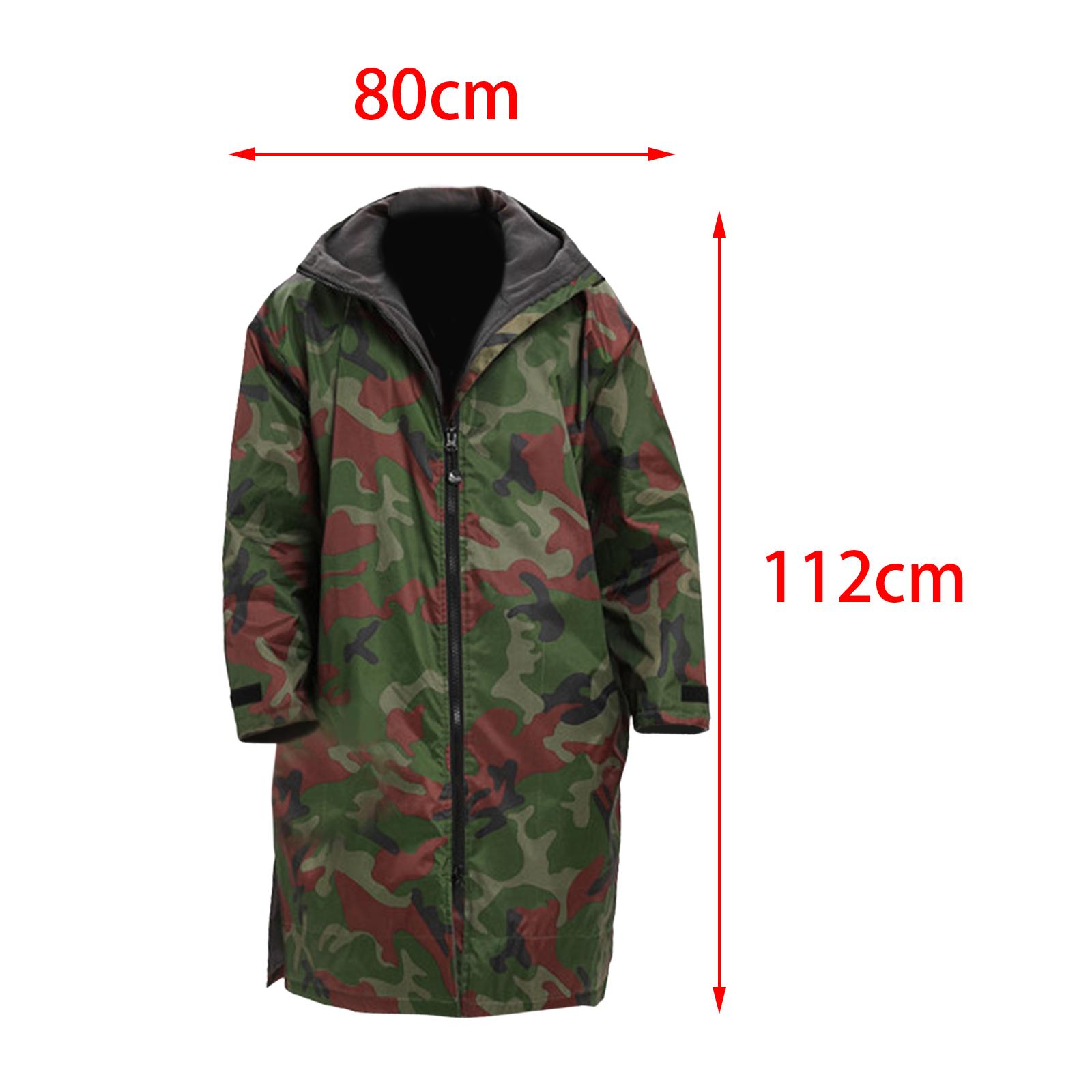 Long Sleeve Change Jacket Robe - Stay Warm &amp; Dry - Waterproof Oversized Swim Parka - for Swimming/Surfing