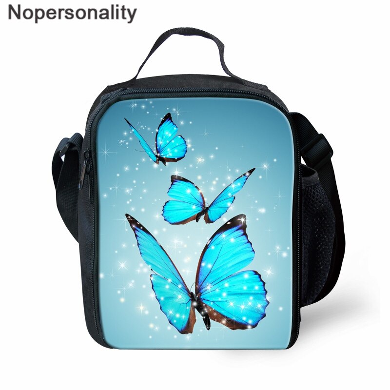 Nopersonality Beautiful Backpack for Women Girls School Bag Sets Colorful Butterfly Prints Teenage Bag Pack Kids Rugzak Mochilas: Z679G