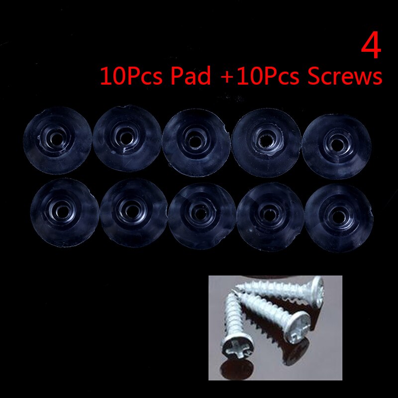 10pcs Rubber Non-slip Furniture Chair Leg Caps Feet Sofa Foot Protector Pads Floor Furniture Legs Protector Pad With Screws: 16mm With Scews