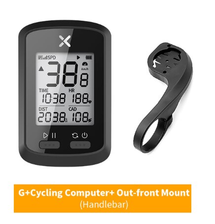 XOSS Bike Computer G+ Plus Wireless GPS Speedometer Waterproof IPX7 Road Bike MTB Bicycle Bluetooth ANT+ Sprint Cycling Computer: G Plus MOUNT1