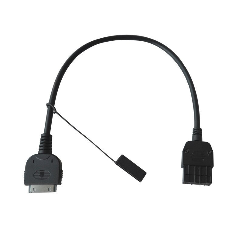 Black Aux Input Interface Cable Port Fit for Infiniti Nissan Ipod 284H2-Zt50A: Default Title