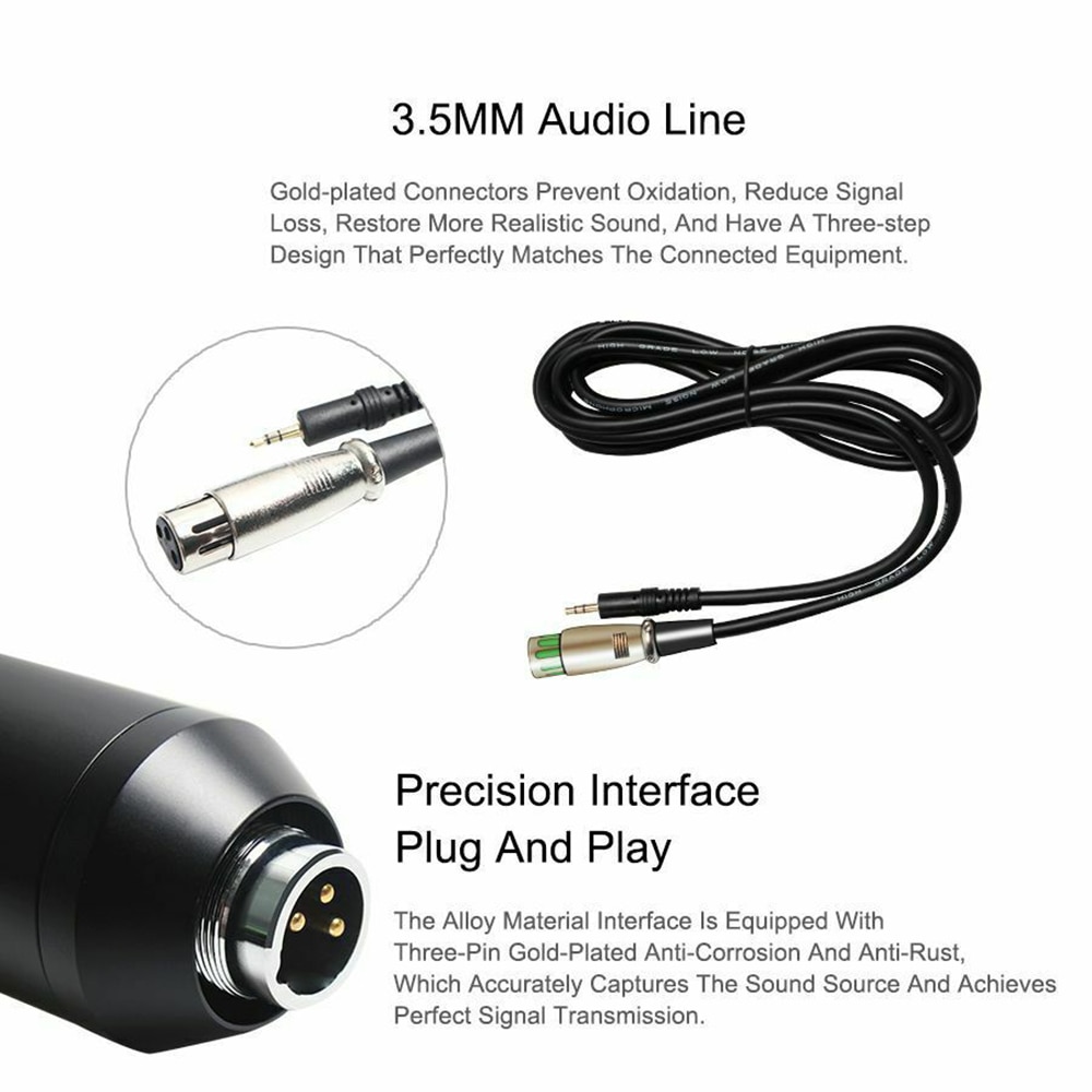 microfone bm 800 Studio Microphone Karaoke bm800 Condenser Sound Recording Microphone For computer