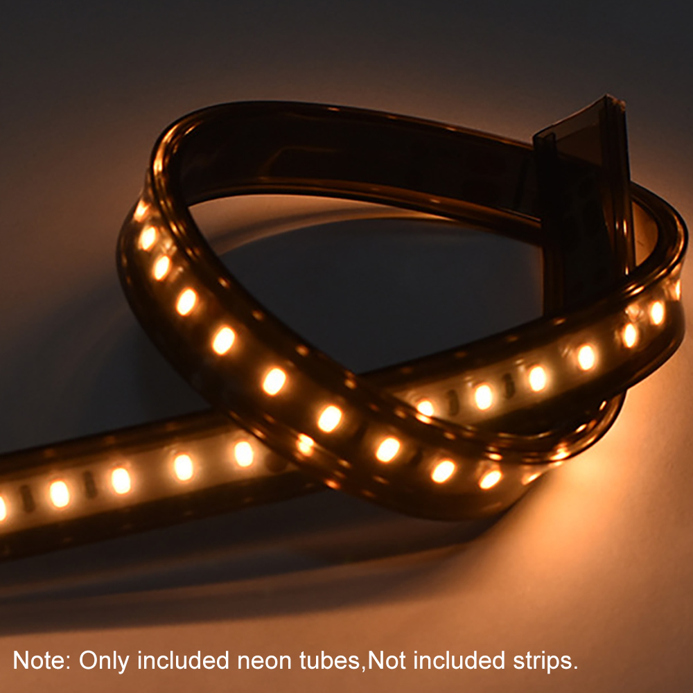 Tube LED en Silicone Transparent/blanc laiteux/noir, 8/10/12mm, housse de Protection Flexible et étanche pour bande lumineuse WS2812B WS2811