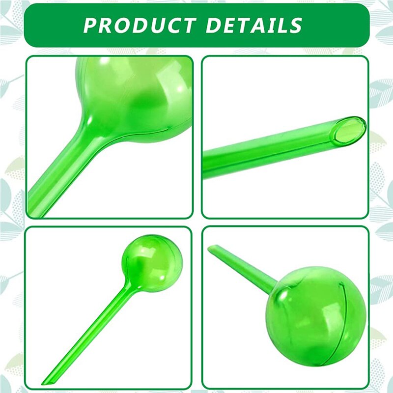 1/12PCS Automatic Plant Watering Bulbs Self Watering Globes Plastic Balls Garden Water Houseplant Device Drip Irrigation System