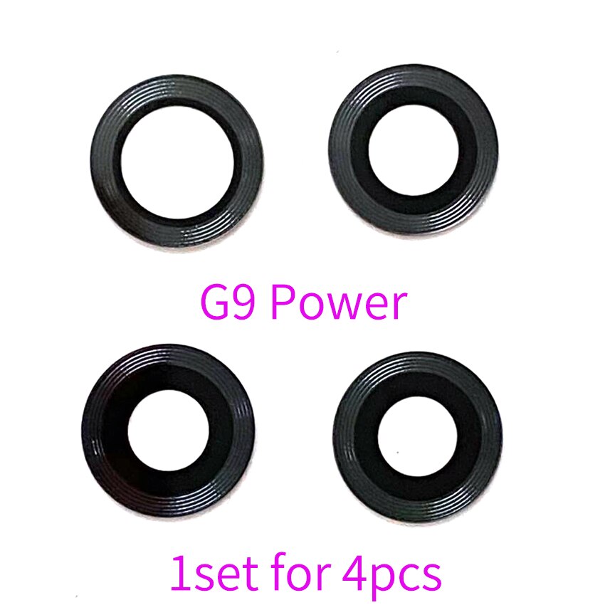 2set 5set per Motorola Moto G9 Power copriobiettivo in vetro per fotocamera posteriore posteriore con adesivo adesivo