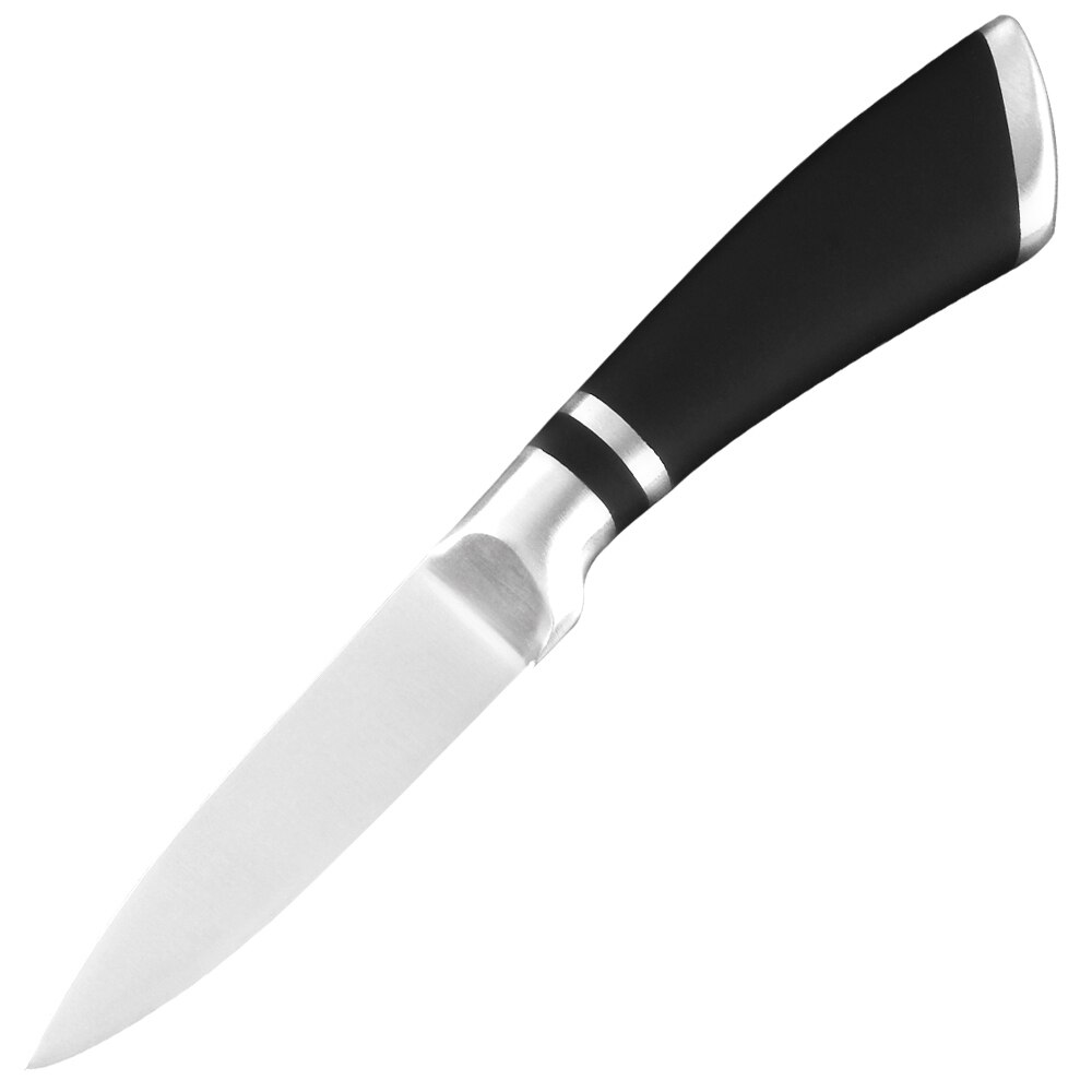 Xyj japansk 9 stk rustfritt stål kniver sett 3 cr 13 rustfritt stål kokke kniver sett hakke santoku nakiri skjære skjærekniv: 3.5 tommers paring