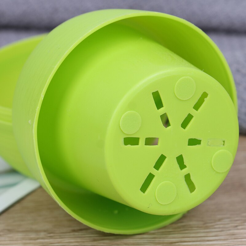 5Pcs Vasi di Fiori Mini Rotonda di Plastica Vaso di Fiori Vivaio Vaso di Fiori Bonsai Fioriera Vivaio di Complementi Arredo Casa