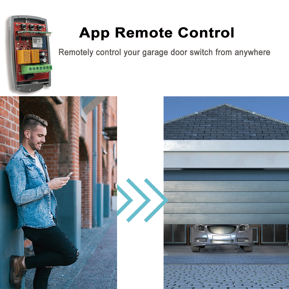 Universal garageport fjernbetjeningsmodtager 2ch til erreka doorhan at -4 pujol aprimatic scs sentinel 433 mhz controller
