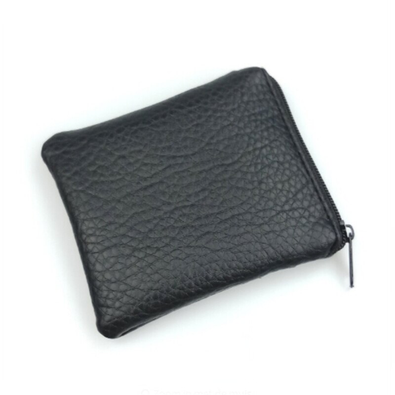 Pu Leather Cheap Coin Purse Women Men Small Mini Short Wallet Bags Change Little Key Credit Card Holder Business