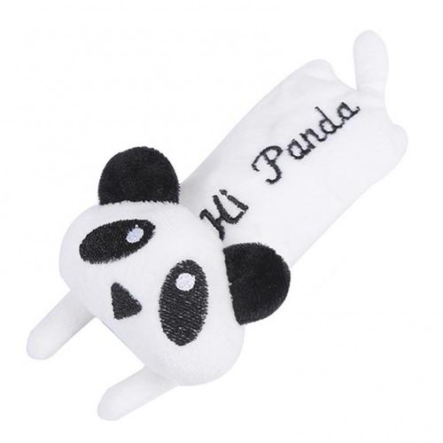 Jouet interactif en forme d&#39;alpaga Panda pour chat, accessoire pour animaux de compagnie: Black white