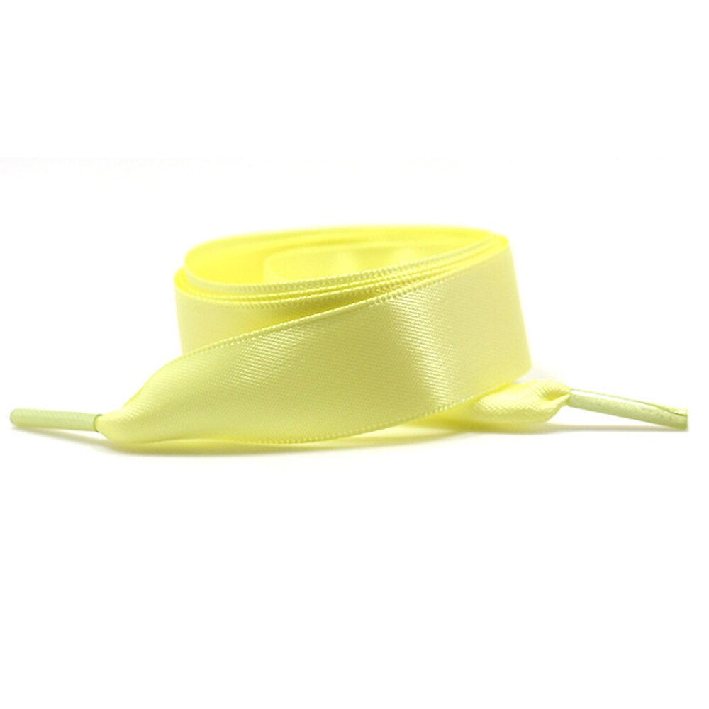 120CM Flat Sneaker Shoe Lace Flat Shoe String for Sneaker Athletic Shoelace: 4PCS light yellow