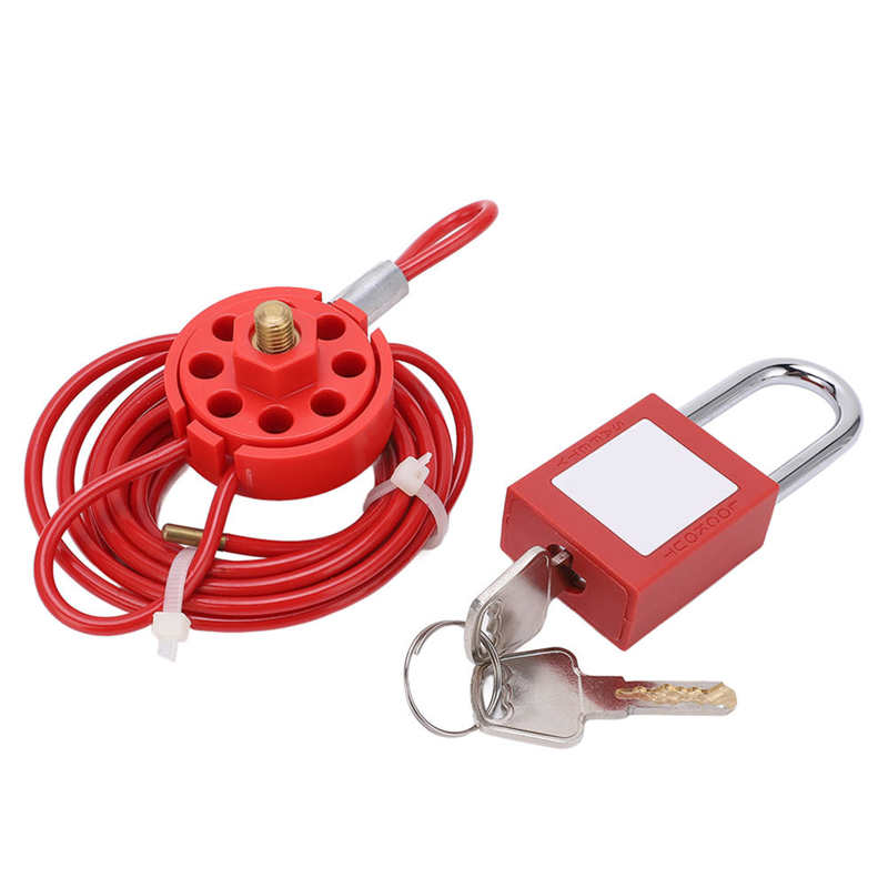 Cable Lock Stainless Steel Safety Cable Lock for Factory for Industry for Home