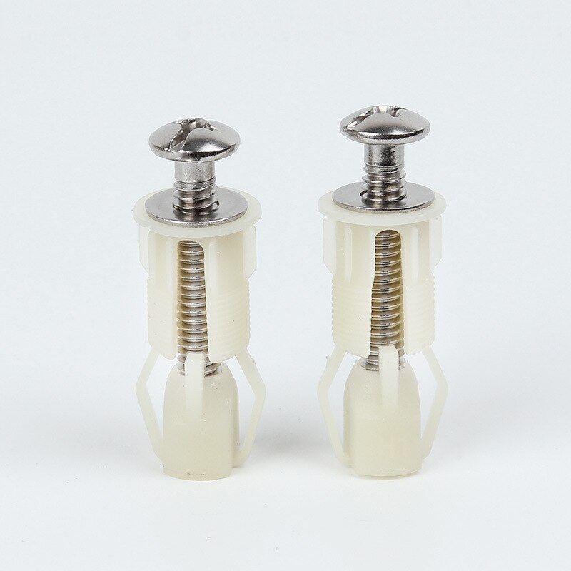 Toilet lid fixing screw Fitting Accessory, lavatory lid closestool cover fixing set expansion screw and bolt nut set one set
