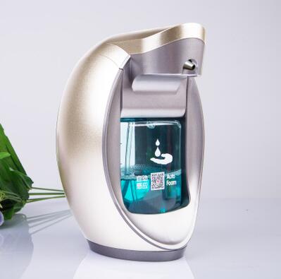 Automatic foam soap dispenser Intelligent foam handsanitizer automatic soap dispenser Wall mounted Upscale soap dispensers 400ml: Champagne gold