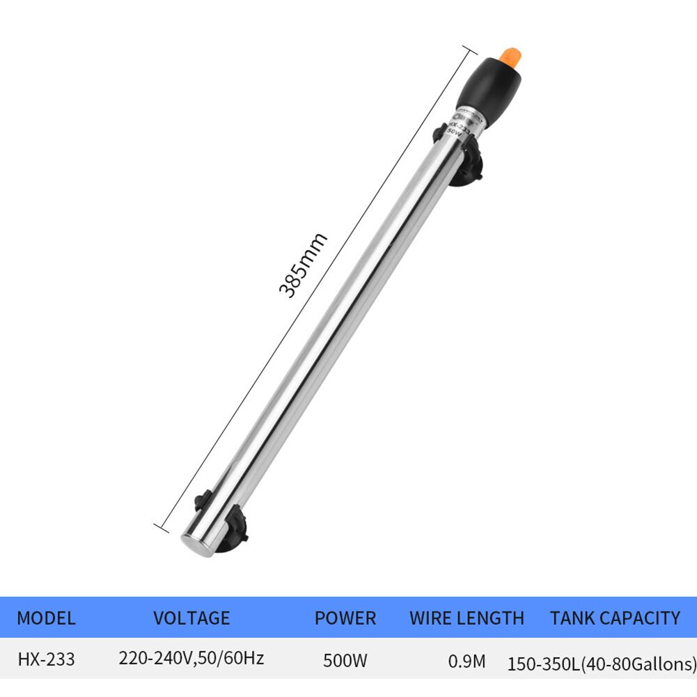 Picture of Aquarium Heating Rods Stainless Steel Adjustable T... – Vicedeal