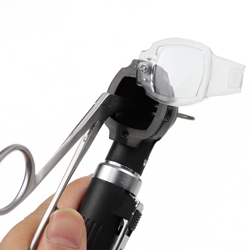 Ensemble de pinces à épiler, Micro Crocodile, Endoscope, dissolvant de cérumen, nez de Crocodile, outil de nettoyage des oreilles, Otoscope