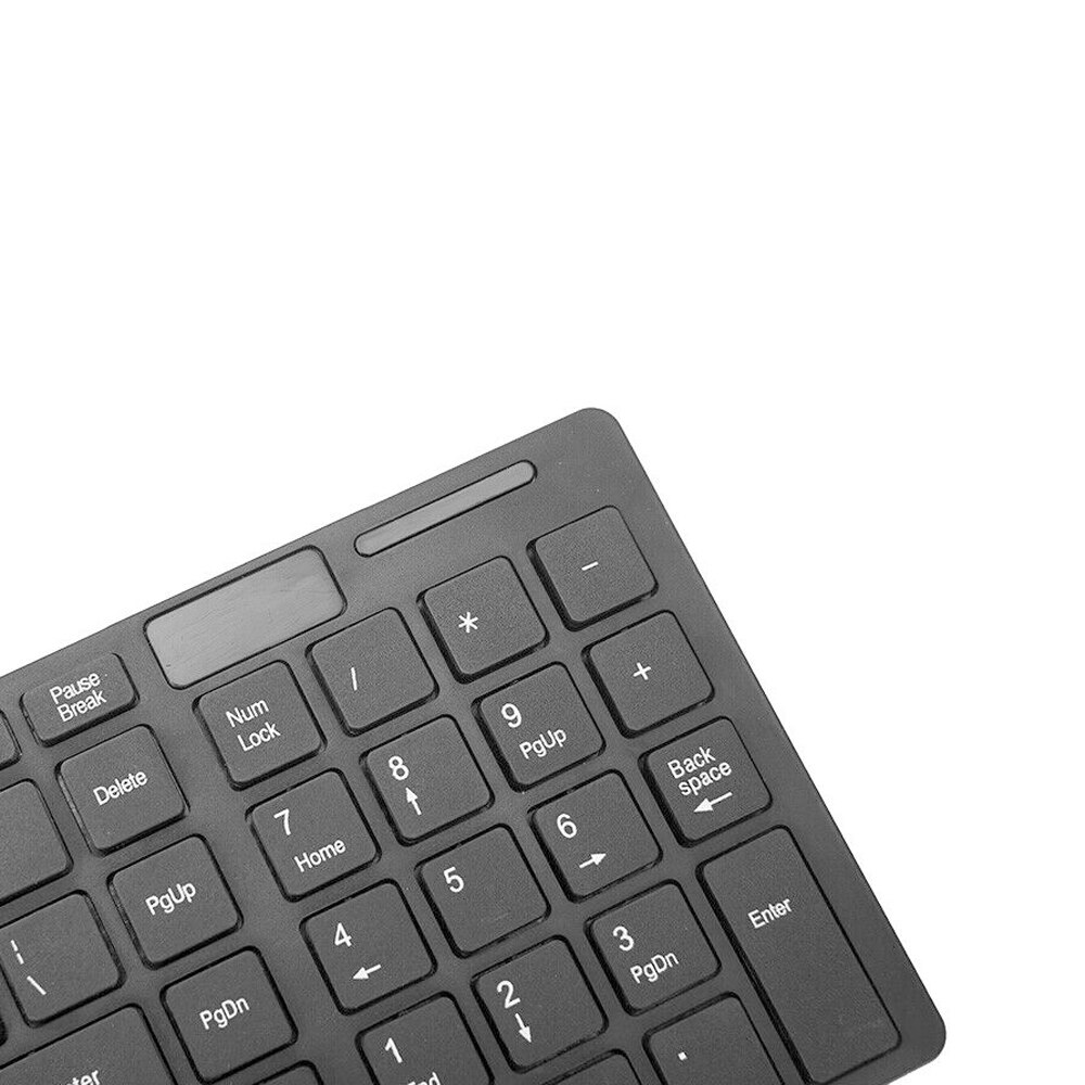 2.4G Rechargeable Wireless Keyboard Mouse Combo Set Black /White Keyboard And 1000 DPI Mice, For Computer PC Laptop
