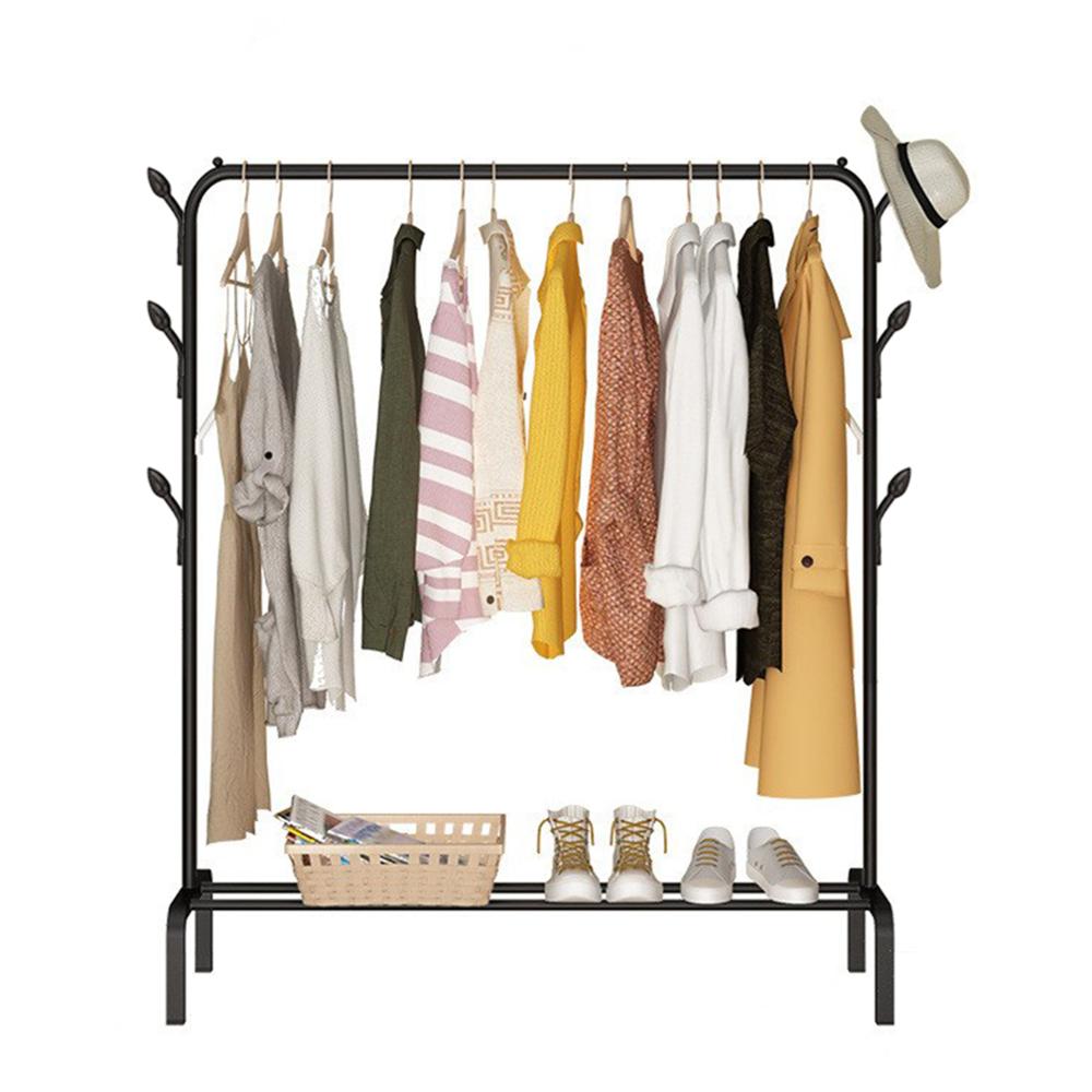 Single Pole Simple Coat/Hat Hanger Rack European Iron Balcony Air/Sun Rack Indoor/Outdoor Clothing Drying Racks