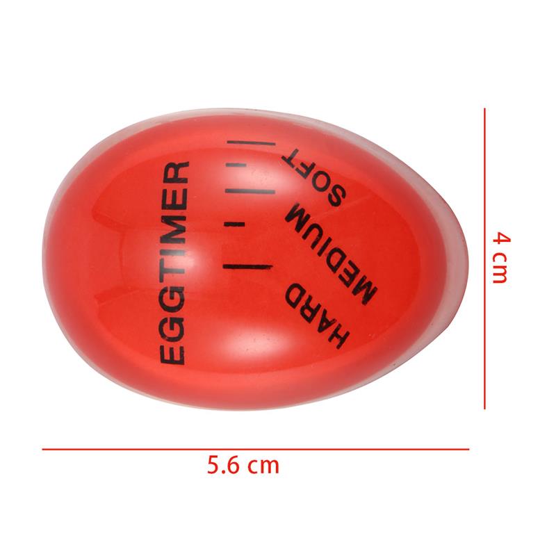 Reusable Egg Perfect Color Changing Timer Control Soft Hard Boiled Eggs Cooking Kitchen Resin Egg Timer Home Tools Egg Cooker