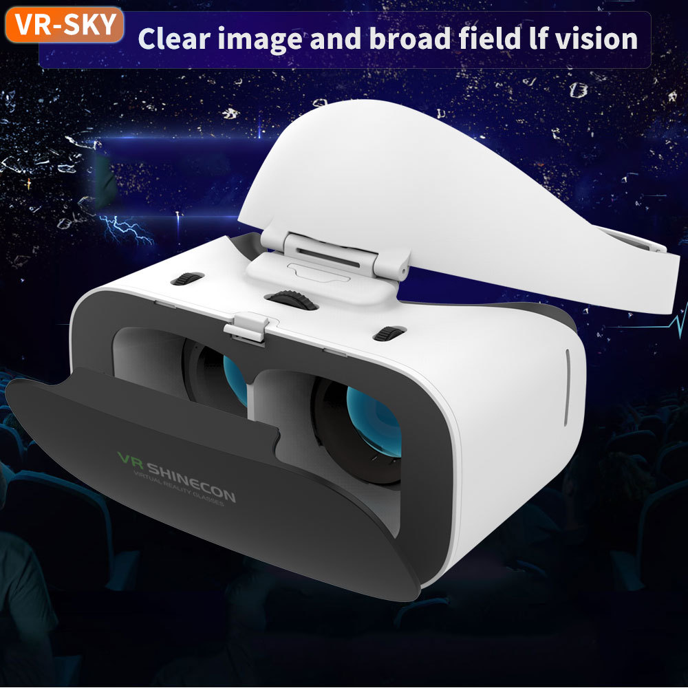 Virtual reality 3d vr-bril shinecon  g19 vr- bril google cardboard-headset virtuele bril voor ios android-smartphone