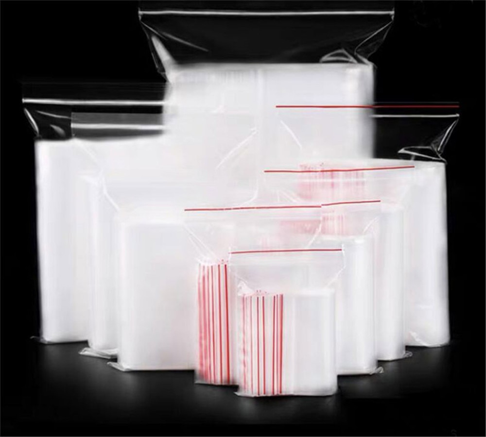 100Pcs Transparent Self Sealing Plastic Bags For food storage/Candy/Bag/ Jewelry/DIY Reclosable Plastic Self Sealed Bag
