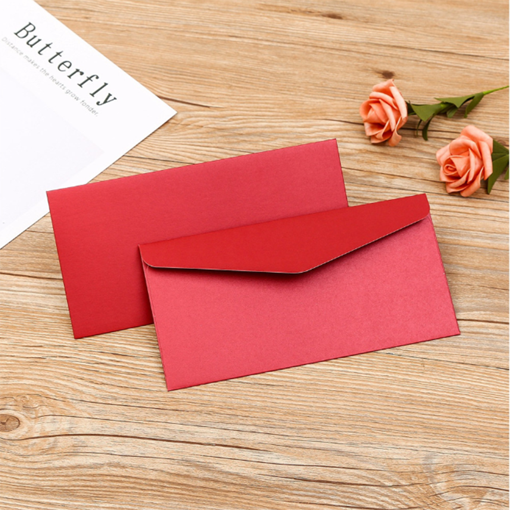 10pcs Candy Colors Envelope 11*17.6cm Postcard Wedding Invitation Card Paper Bag Wages Letter Paper Cover Office Stationery
