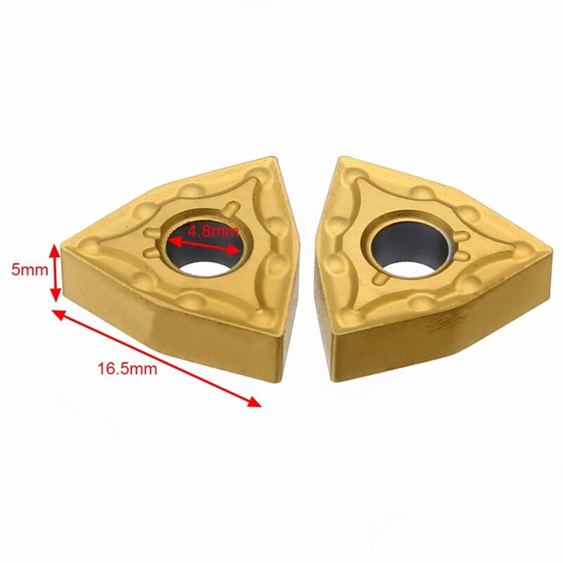 10 Pièces/ensemble Wnmg080404 Plaquettes Carbure Lames Pour Outil De Tournage Support Tournant