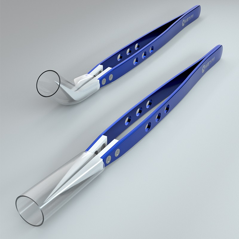 MIJING Ceramic Tweezers Straight Head/Bend Head High temperature resistance Corrosion resistance Insulation property Maintenance