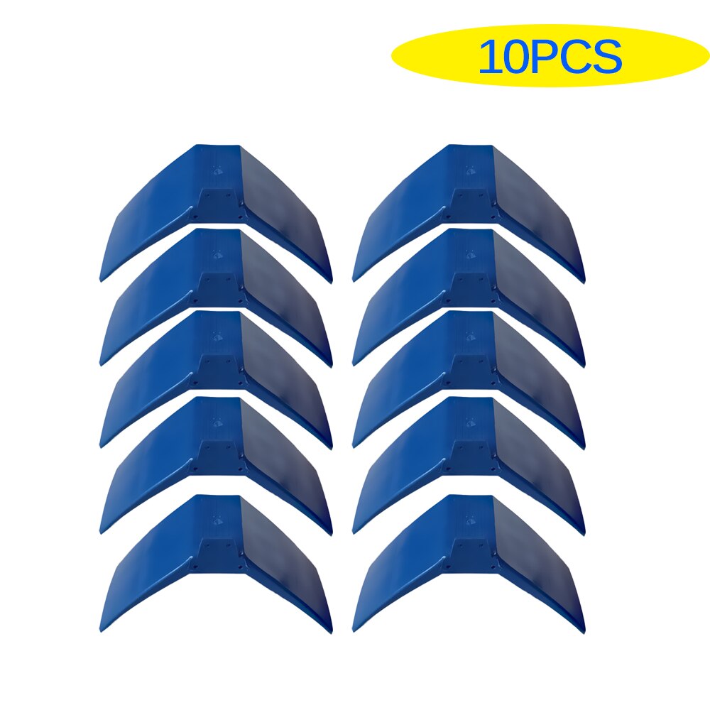 10 Uds. De soporte de plástico para casa de pájaros y palomas, loros, marco de plástico azul, percha para vivienda, artículos para aves