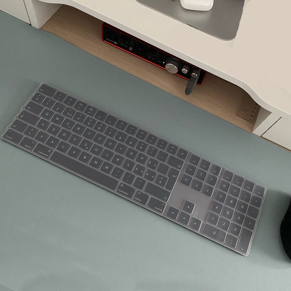 Voor Apple Imac Magic Keyboard Met Numeriek Toetsenbord MQ052LL/Een A1843 MLA22L/Een A1644 A1314 Siliconen Toetsenbord Cover protector Skin