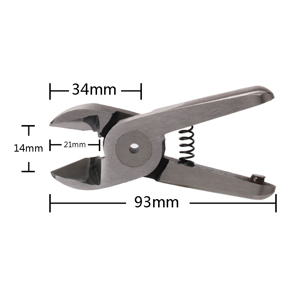 Tijeras de aire de HS-20, herramienta de corte neumática, alicates para alambre de latón de acero inoxidable y hierro, sin cabezal de tijeras: S5
