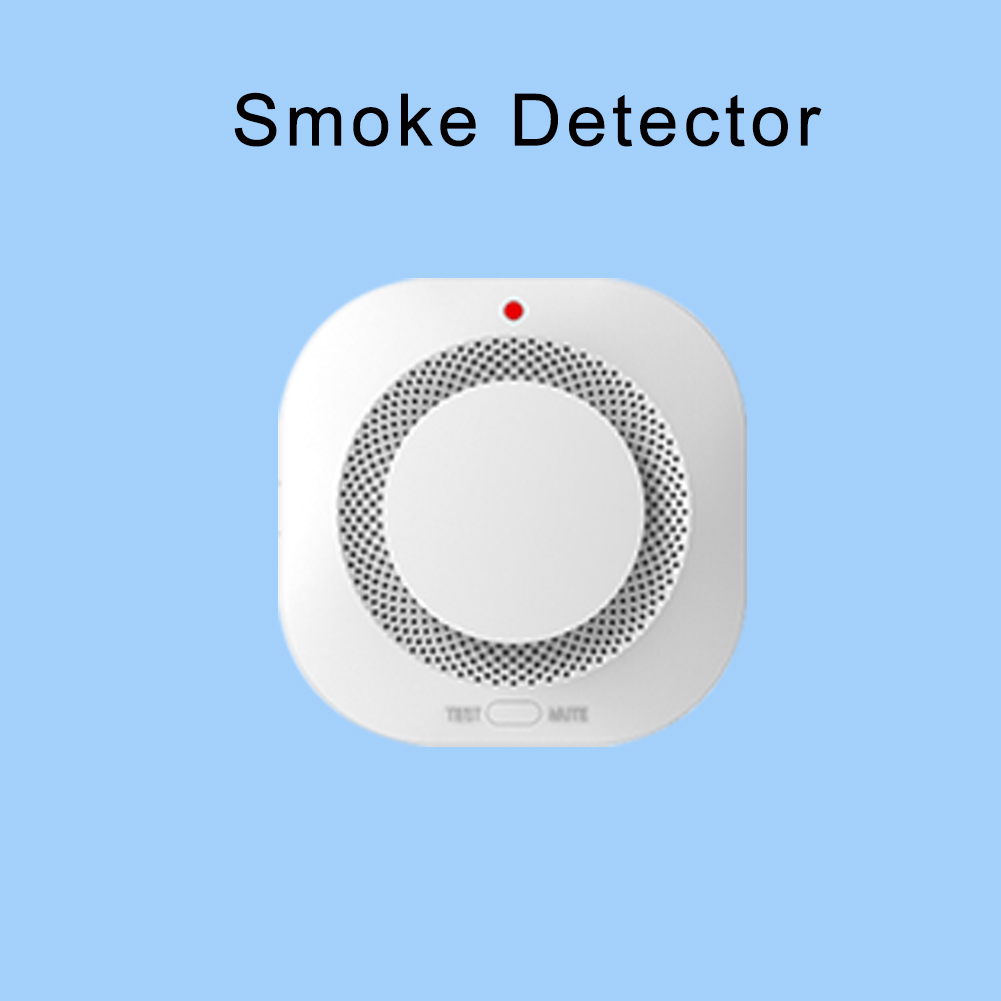 ACJ 433MHz Home Burglar Alarm System Accessories Wireless Link Smoke Alarm Door Magnetic Water leak Detector RFID Control: army green