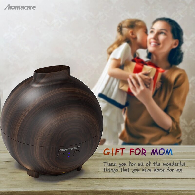 Humidificateur d&#39;air ultrasonique de 600ml, diffuseur d&#39;arôme pour chambre de bébé et bureau, pour huile essentielle avec aromathérapie, Purification de l&#39;air