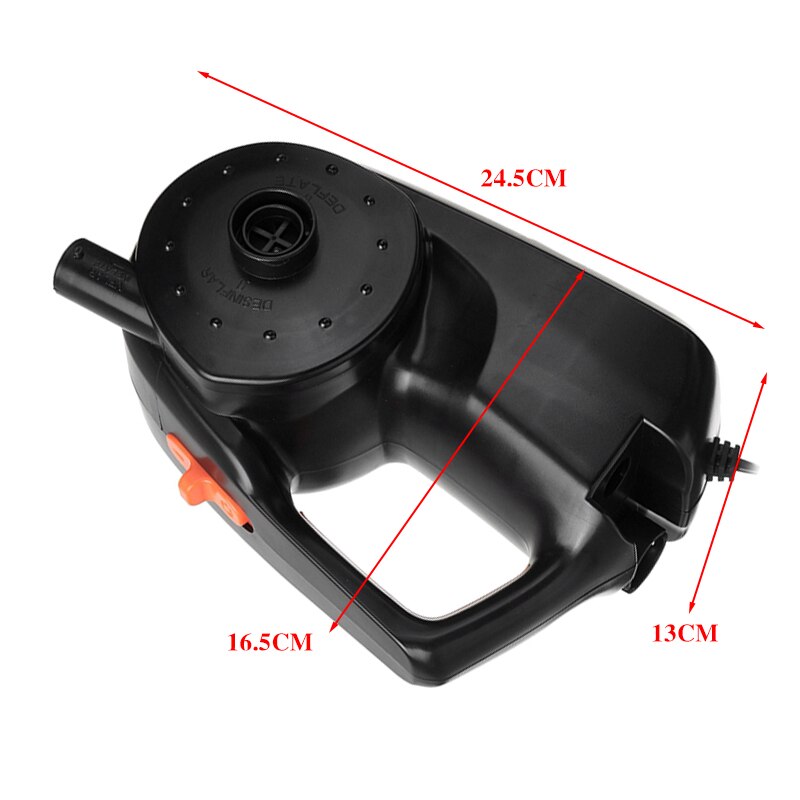 12V Car Air Pump Rechargable Pump Electric Inflatable Air Pump For Kayak Boat Swimming Pool Air Cushions Ball Portable Blower